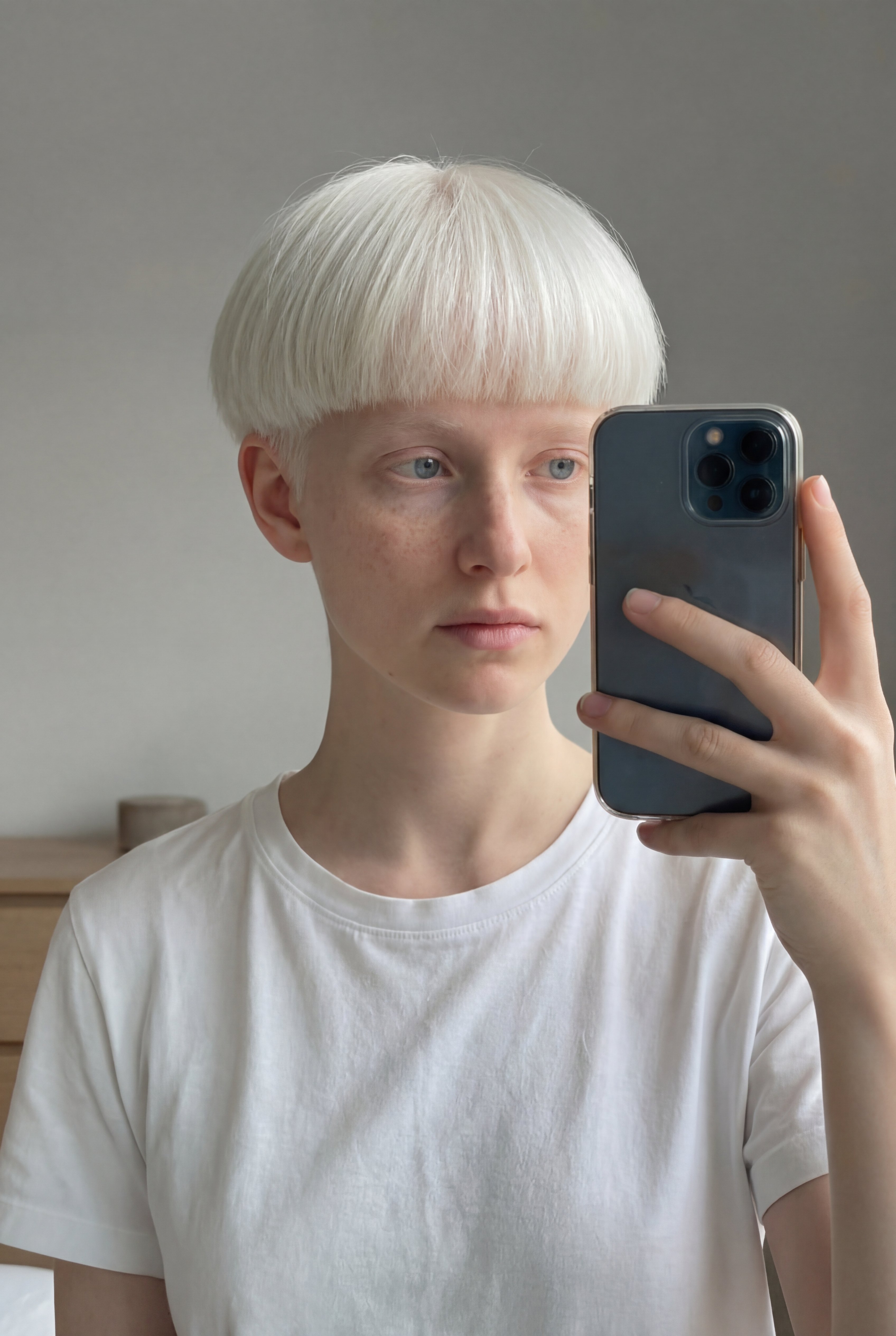 Example output from Hairstyle Changer