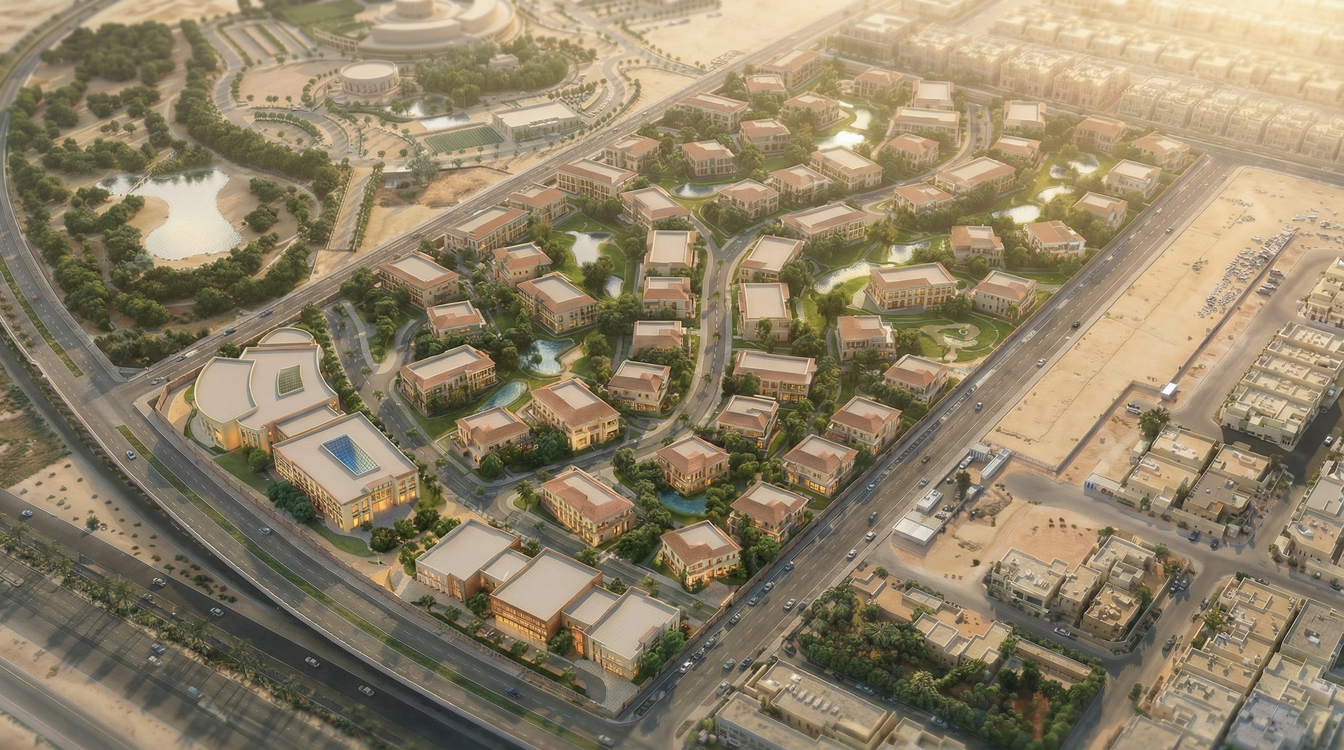 Example output from Masterplan to render