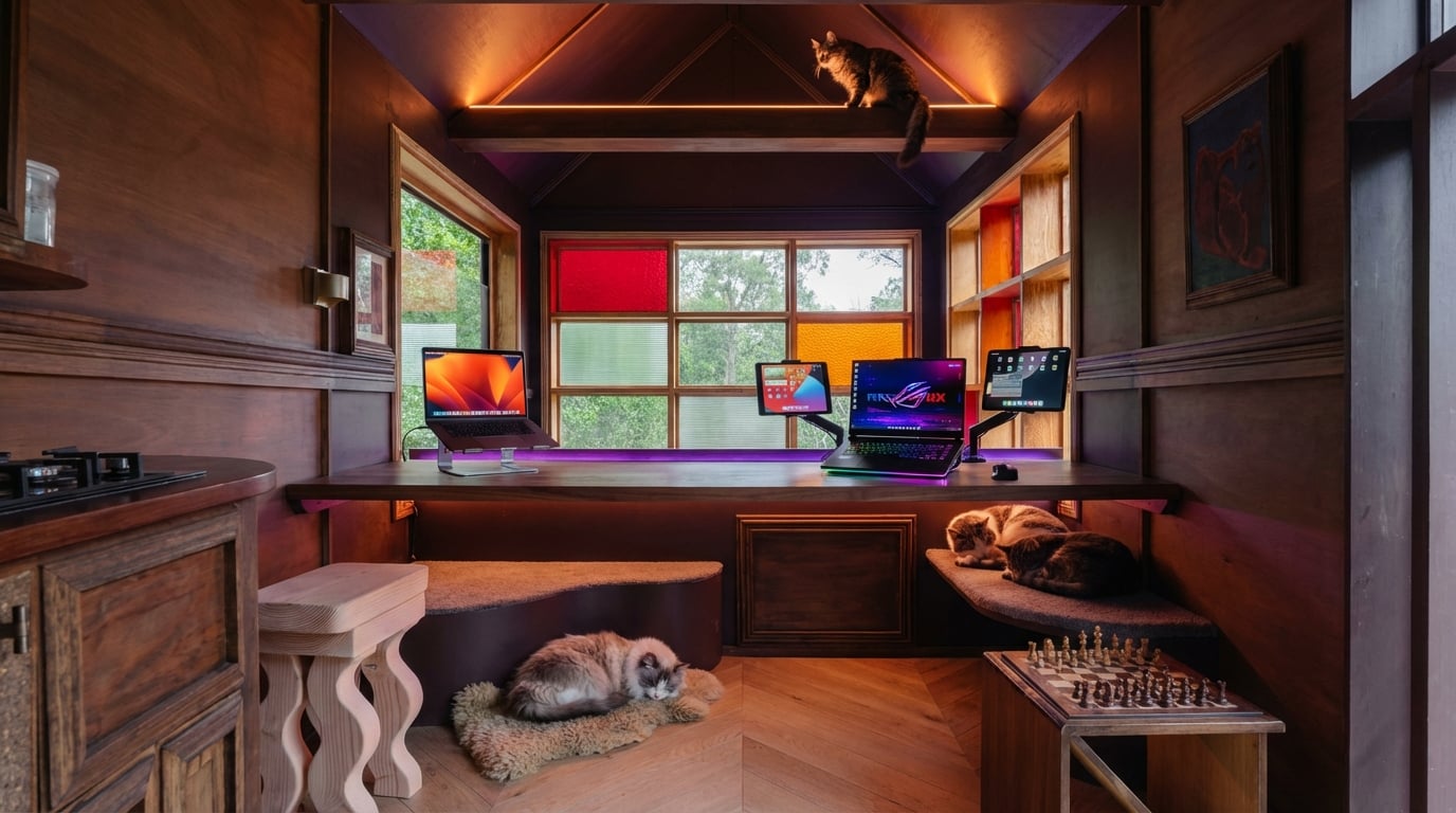 Example output from gaming room v0.1