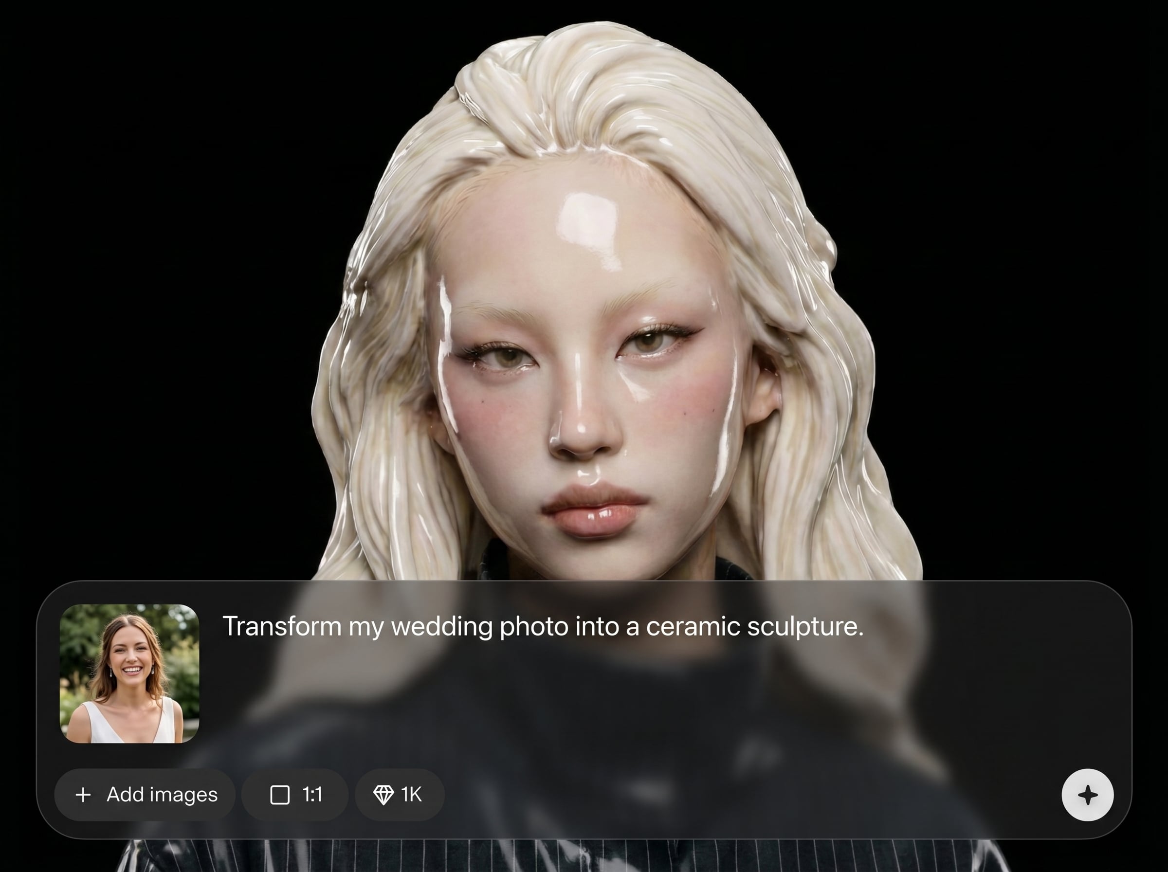 Face-preserving ceramic realism