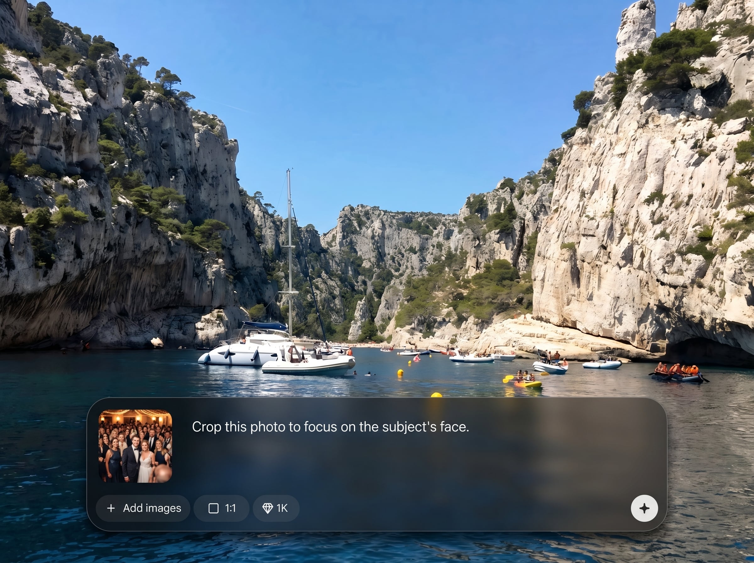 Auto subject-aware cropping