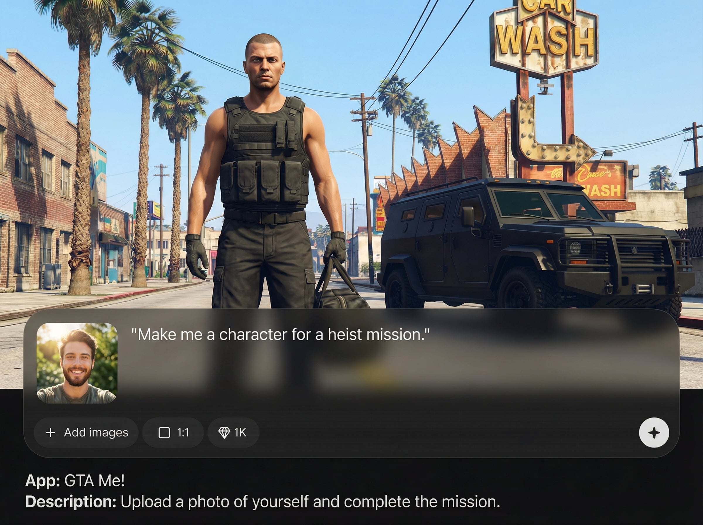 Photo-to-GTA transformation