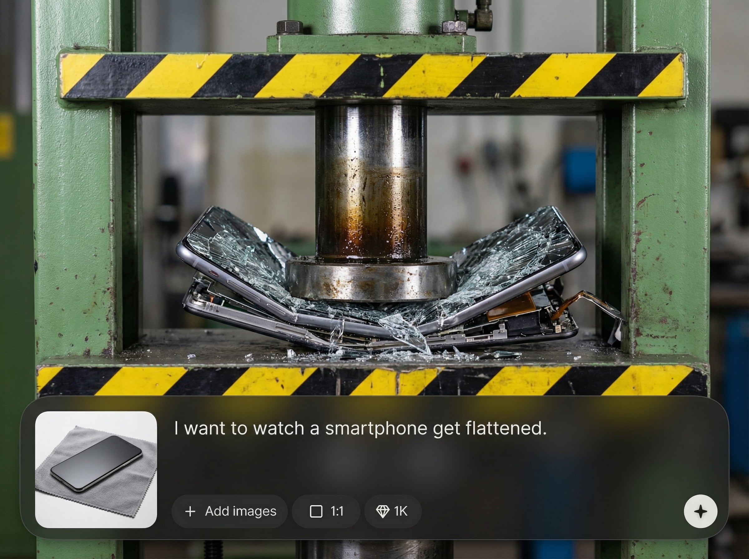 Precise press controls