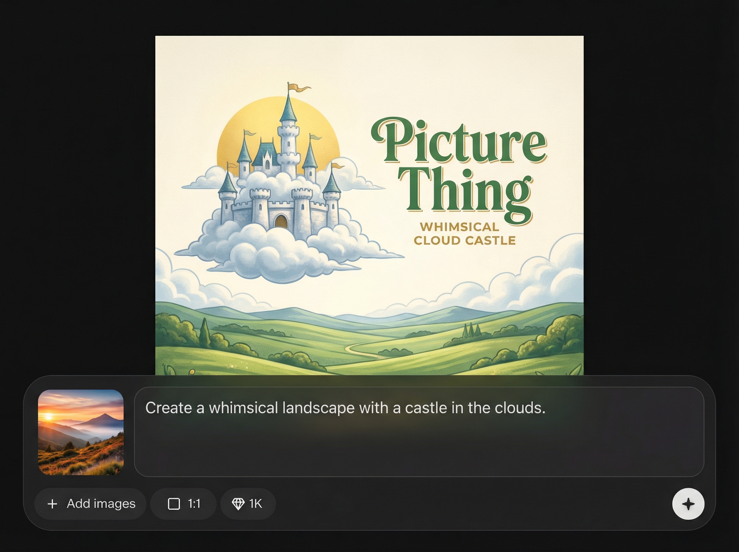 Text-to-image with control