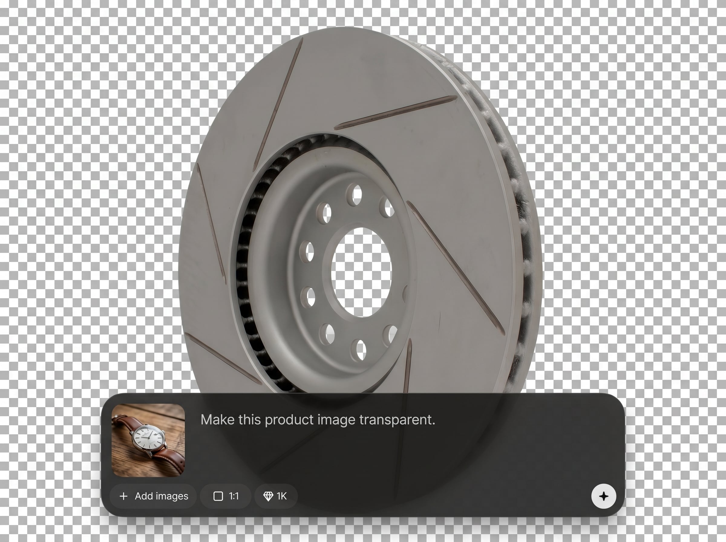 Transparent or white output