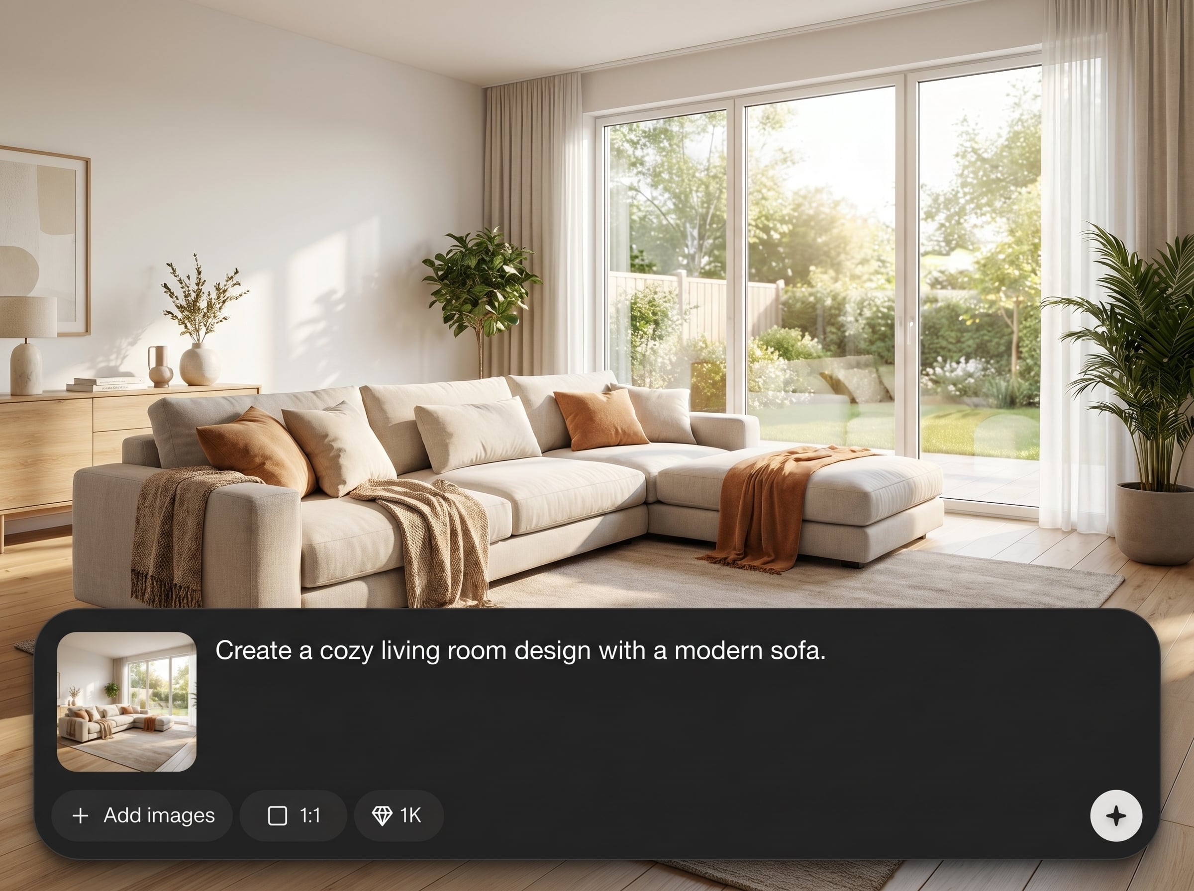 Replace sofas realistically